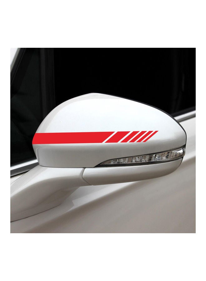 NIBEMINENT 5-Piece Car Side Door Body Hood Rearview Mirror Decal Stripes Sticker - Image 5