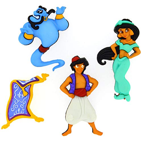 Dress It Up 7748 Disney Button Embellishments, Aladdin - Image 2
