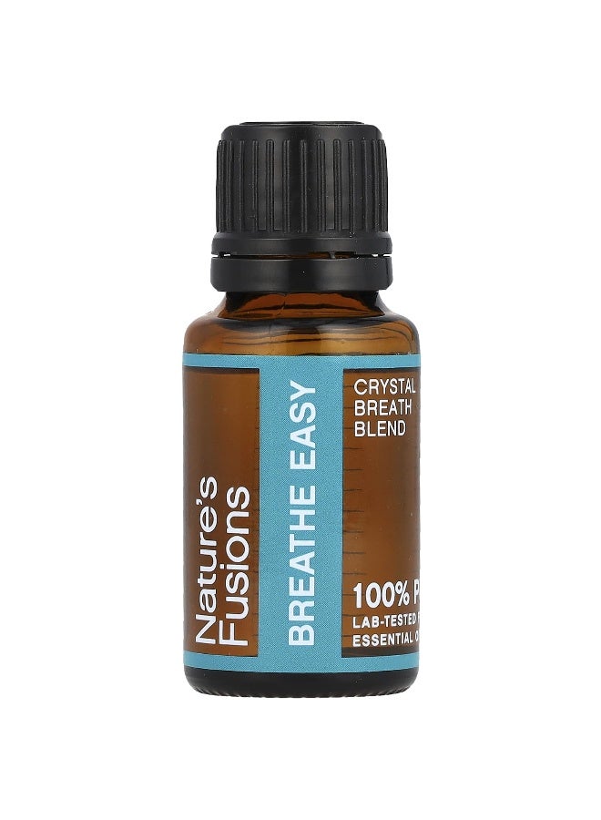 Nature'S Fusions Nature's Fusions, 100% Pure Essential Oil, Breathe Easy , 15 ml  - Image 1