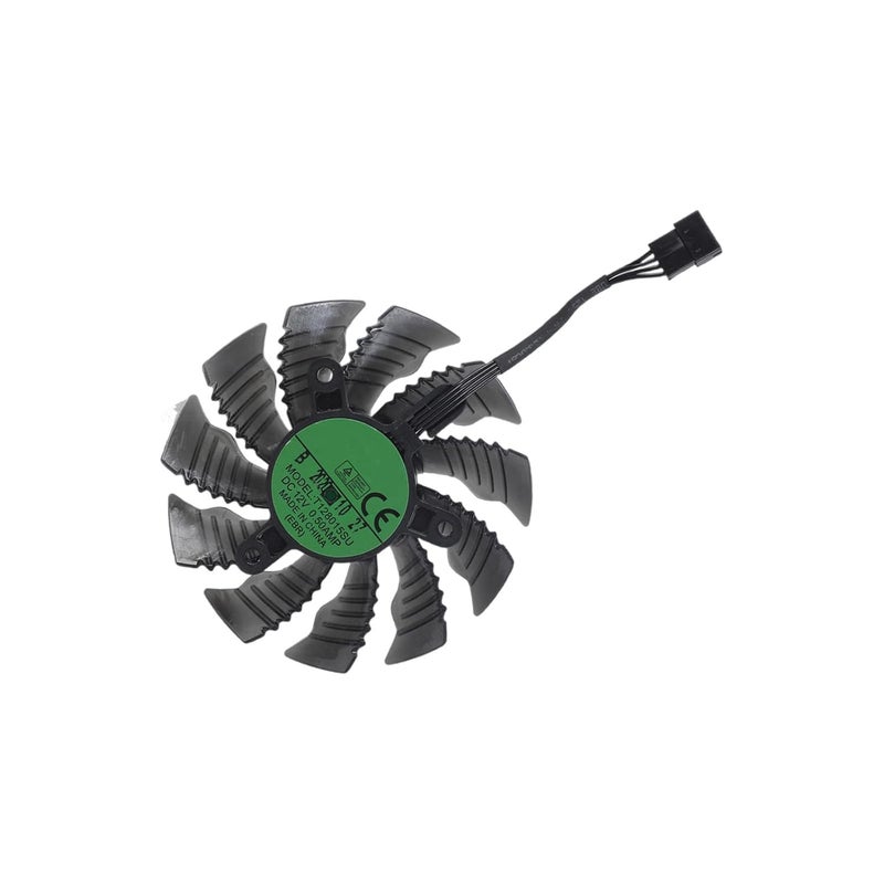 مروحة التبريد الأساسية الأصلية باللون الأسود مقاس 82 مم لبطاقات الرسومات RTX 3070ti و3080 و3090 مع تنظيم حراري متفوق - Image 1