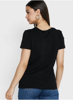 GUESS Crew Neck Logo T-Shirt  - Image 2