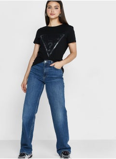 GUESS Crew Neck Logo T-Shirt  - Image 4