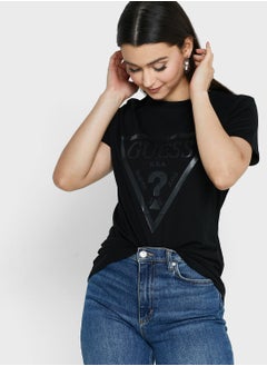 GUESS Crew Neck Logo T-Shirt  - Image 1