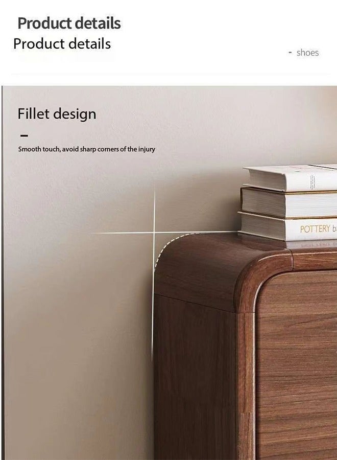 JCB CHIC Shoe Storage Cabinet with 3 Flip Drawers ultra-thin home narrow door indoor good looking bedroom against the wall dustproof dormitory simple shoe rack - Image 4