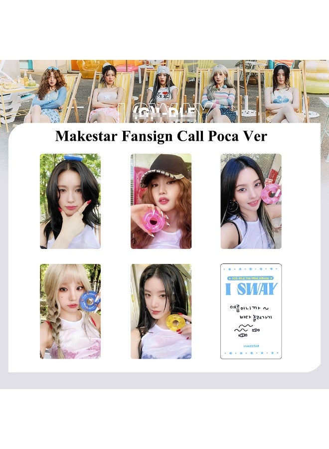 NIBEMINENT 5 Pcs Kpop (G)I-DLE I SWAY Lomo Cards Card For Fans Collection Gifts - Image 1