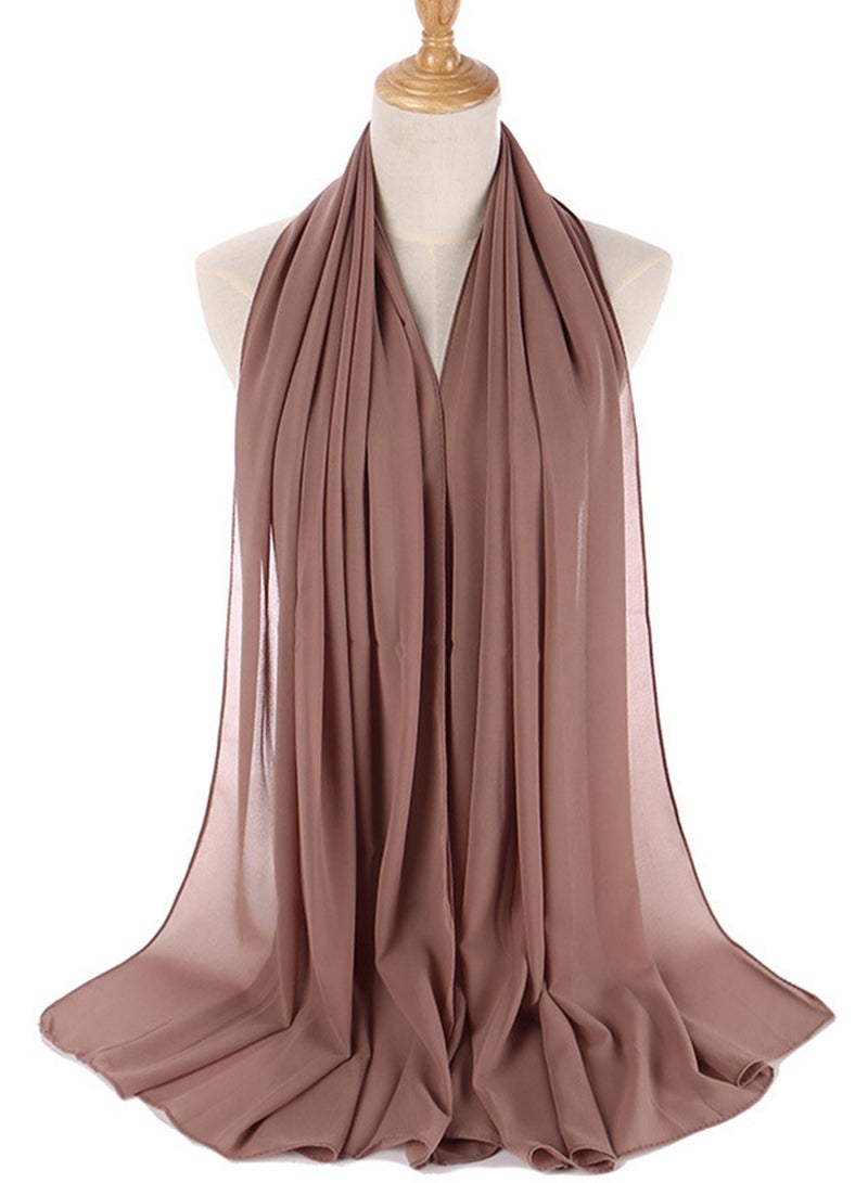 Pearl Chiffon Scarf Wrap Silk Scarf  - Image 2