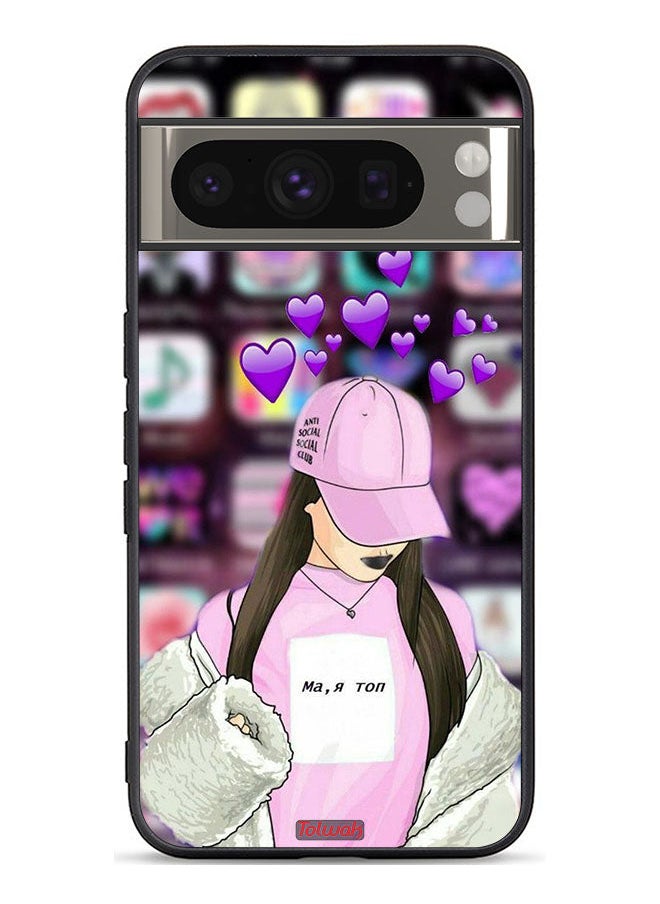 Tolwak - Google Pixel 8 Pro Protective Case Cover Anti Social Club - Image 1