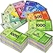 Queensell Play Money Suitable for Monopoly Board Game 480 pcs of 60 Each Bill Denomination Double Sides Printing Paper Money for Pretend Play Cashier 480 pcs - Image 3