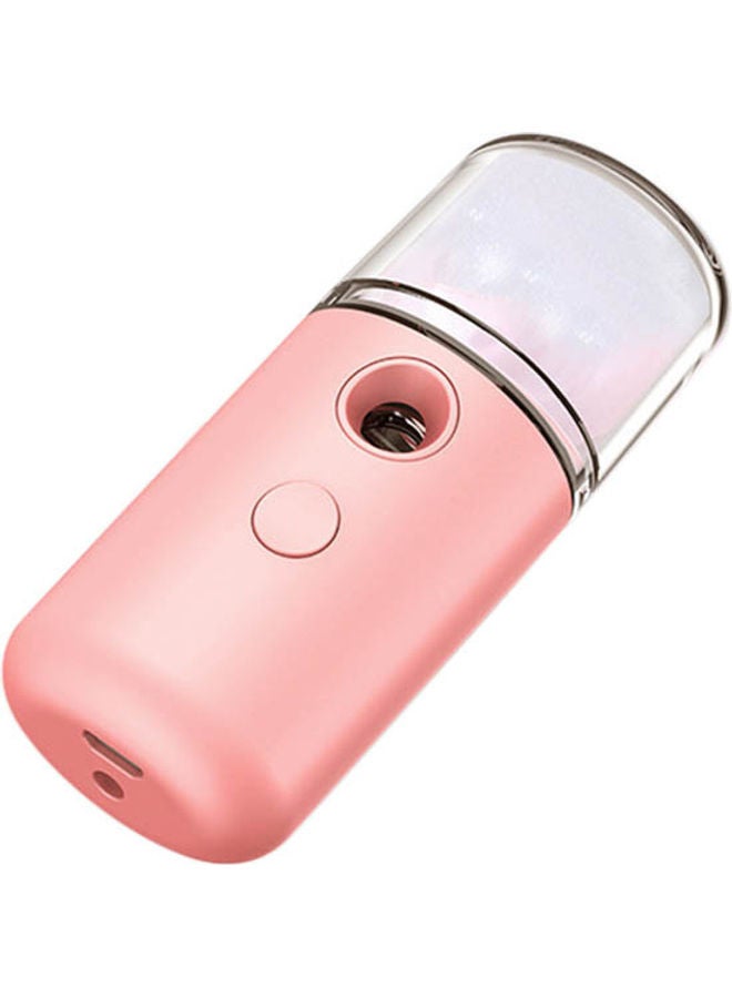 NIBEMINENT Portable Face Steamer Pink 12.10x3.00x4.10cm - Image 1