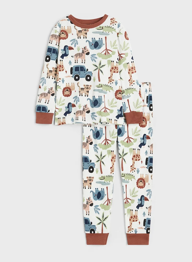 H&M Kids Printed Pyjama Set