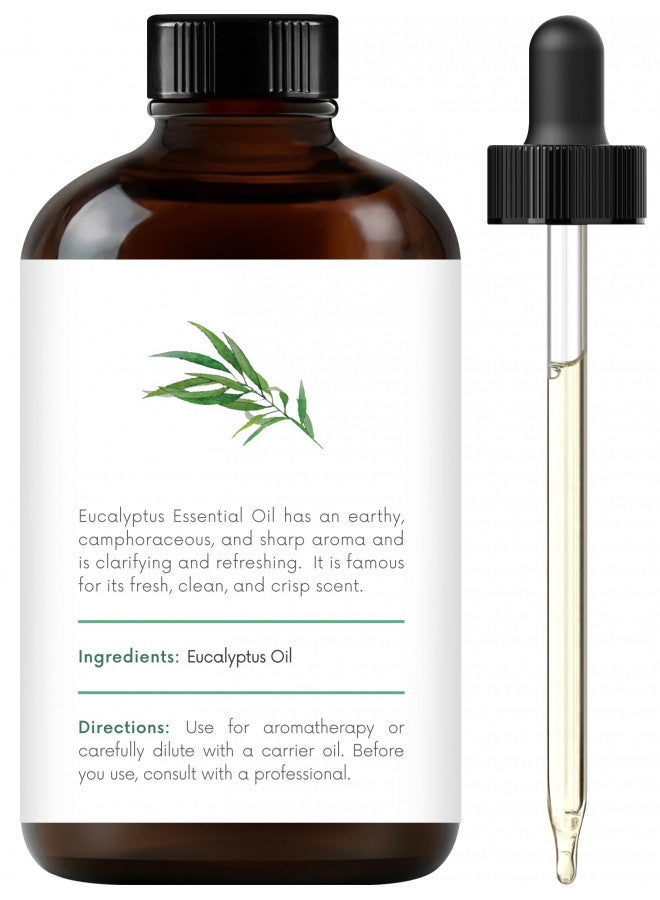 handcraft Blends Handcraft Eucalyptus Essential Oil - 100% Pure & Natural - Premium Therapeutic Grade with Premium Glass Dropper - Huge 4 fl. Oz  - Image 3