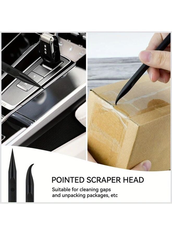 Variant Plastic Scraper Tool For Tight Spaces 9pcs Non Scratch Kitchen Cleaning Pen - Image 5