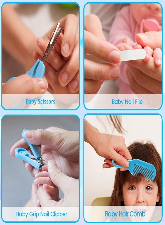 VIVATRA Baby Care Grooming Kit 6 in 1 Infant Hygiene Set with Comb, Brush, Nail Clipper, Cover for Nail Clipper., Scissors & Filer for Newborn & Toddler Safety Grooming Essentials Random Color - Image 5
