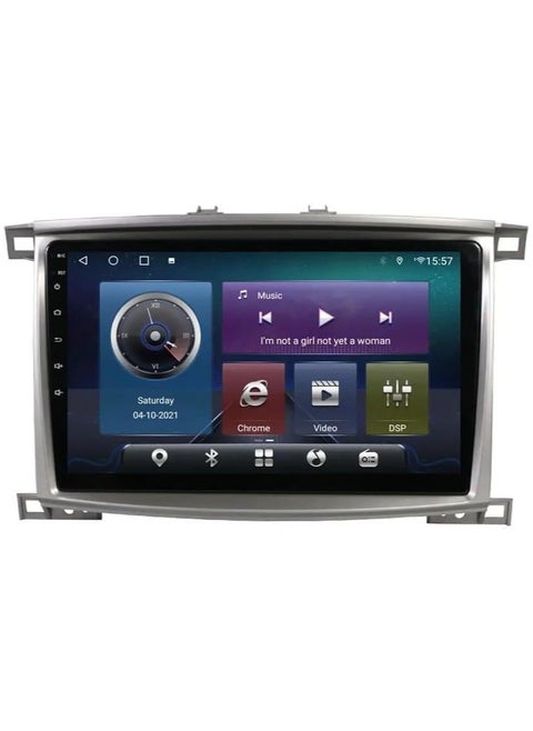 Android Car Stereo for Lexus LX470 J100 2 2003-2007 4GB RAM 64GB ROM 10 Inch Support Carplay, MirrorLink WiFi BT, IPS Touch Screen with AHD Camera Included