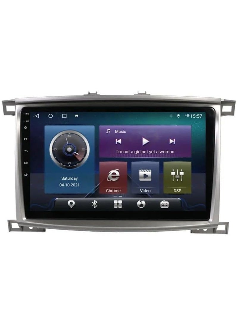 SHEZA STAR - Android Car Stereo for Lexus LX470 J100 2 2003-2007 4GB RAM 64GB ROM 10 Inch Support Carplay, MirrorLink WiFi BT, IPS Touch Screen with AHD Camera Included - Image 1