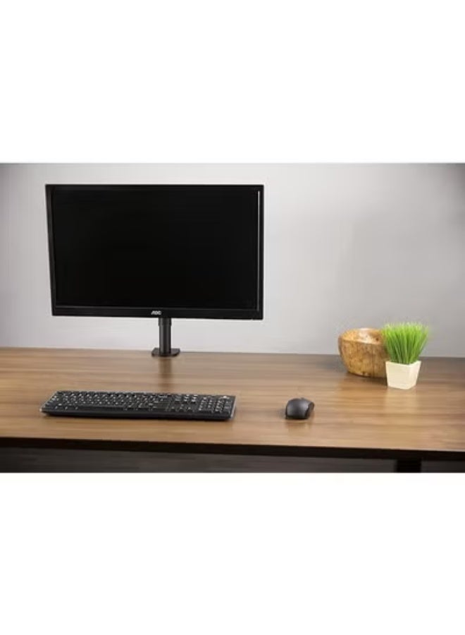 Fully Adjustable Monitor Arm – Dual Joint – Supports up to 32" (10kg) & Ultra-Wide Screens up to 38" – VESA 75x75 / 100x100 – Black - Image 5