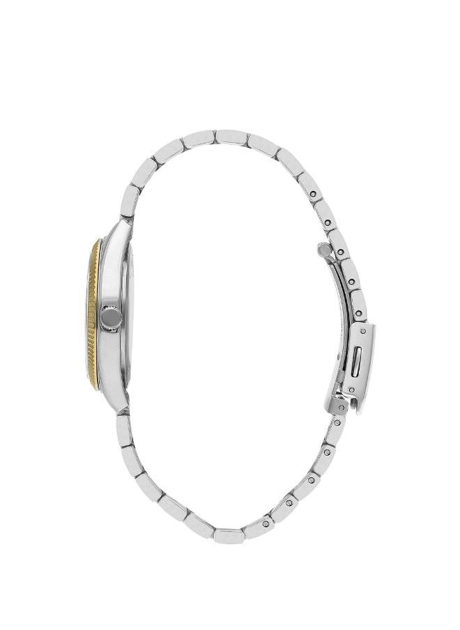 Lee Cooper Lee Cooper LC07951.260 Women Analog Display Watch & Metal Strap Silver  - Image 2