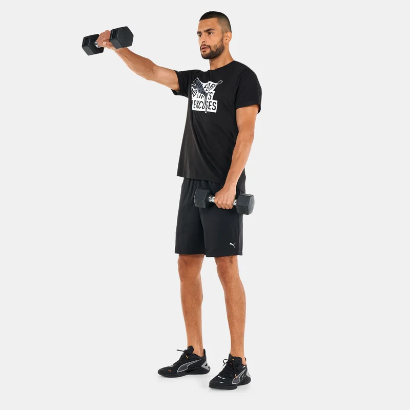 PUMA Men's Performance Slogan Cat Training T-Shirt