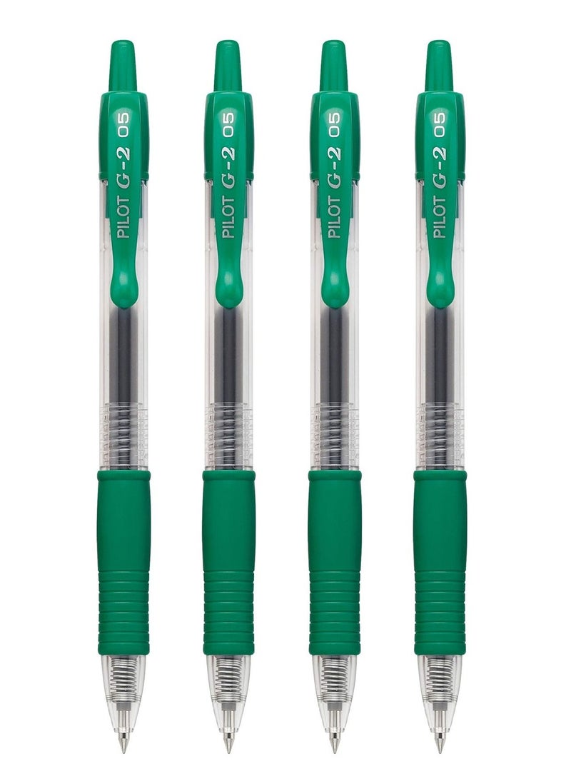 PILOT قلم جيل رولر 4 قطع حبر أخضر - Image 1