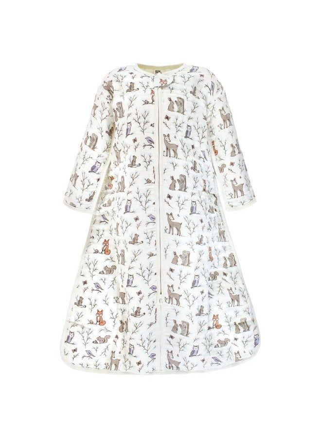 Hudson Baby Unisex Baby Long Sleeve Muslin Sleeping Bag, Wearable Blanket, Sleep Sack, Enchanted Forest, 6-12 Months - Image 2