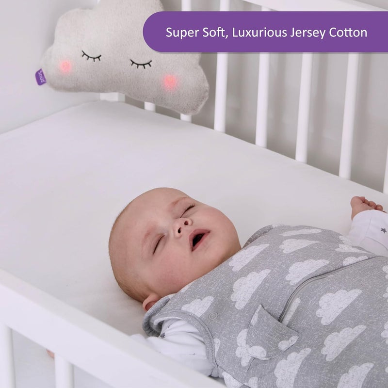 Snuz Baby Crib Fitted Sheets - Rainbow Design - Image 5