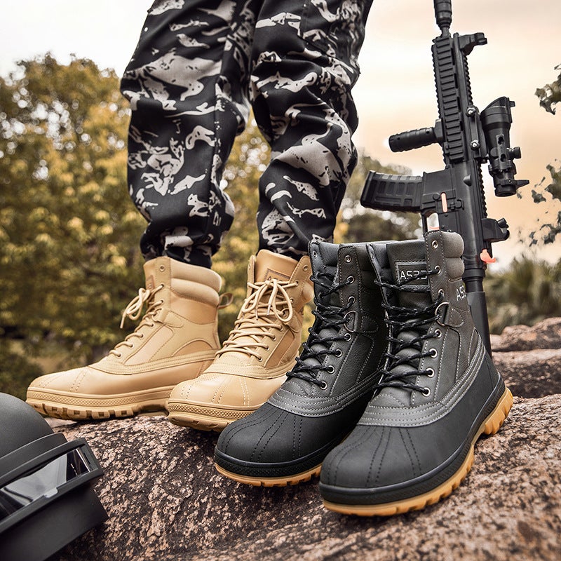 Delta High-Top Boots Tactical Boots Combat Boots Military Fans Outdoor Land Combat Shoes Boots Desert Boots Hiking Boots - Image 2
