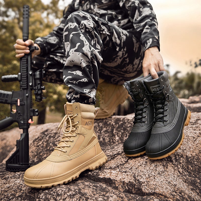 Delta High-Top Boots Tactical Boots Combat Boots Military Fans Outdoor Land Combat Shoes Boots Desert Boots Hiking Boots - Image 3