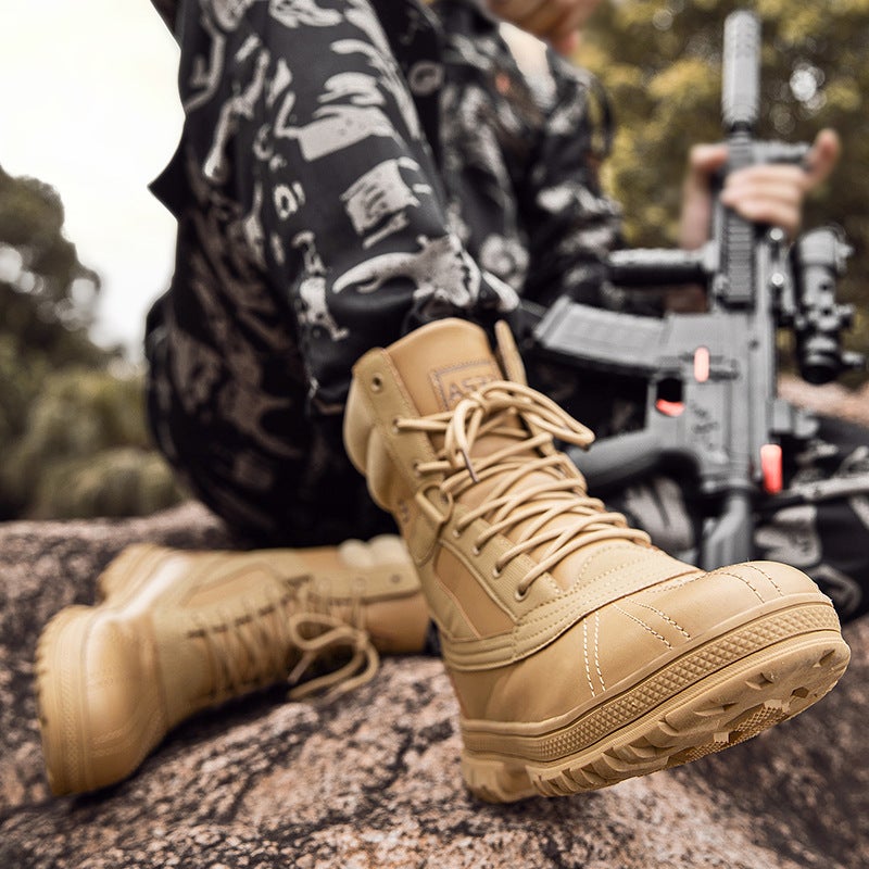 Delta High-Top Boots Tactical Boots Combat Boots Military Fans Outdoor Land Combat Shoes Boots Desert Boots Hiking Boots - Image 5