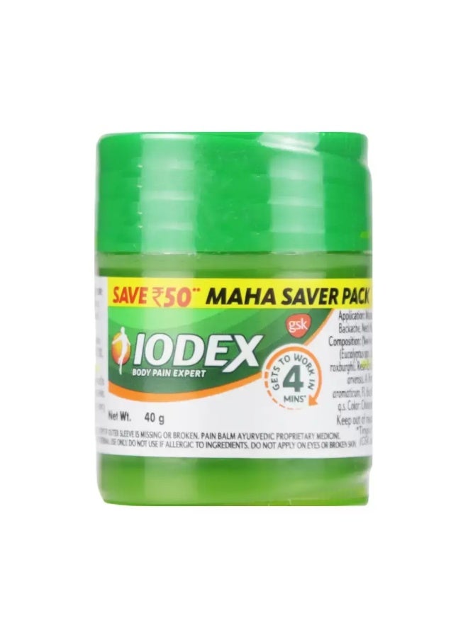 Iodex Body Pain Expert Balm- 40gms - Image 1