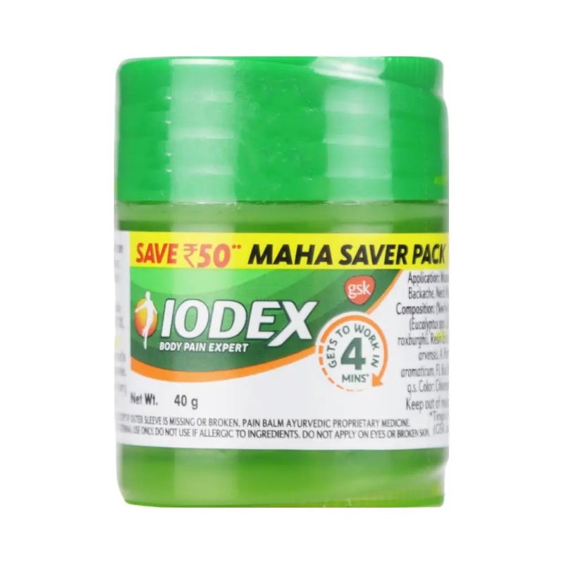 Iodex Body Pain Expert Balm- 40gms - Image 1