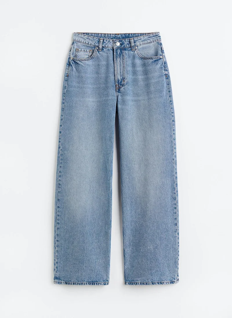 H&M Wide High Jeans