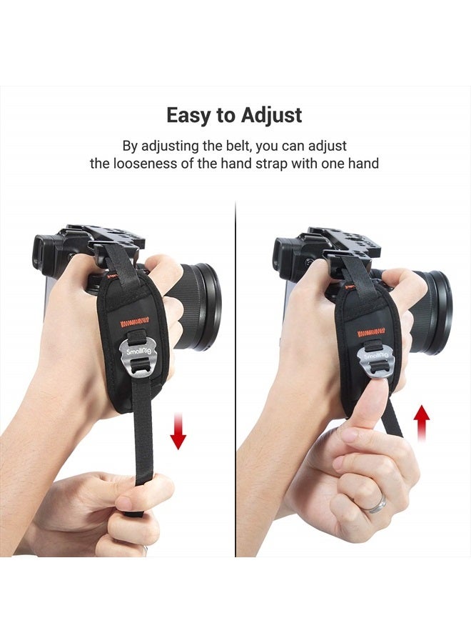 SmallRig Camera Cage Wrist Strap, Universal Quick Adjustable Secure Grip Camera Cage Handle Hand Wrist Strap PAC2456 - Image 4