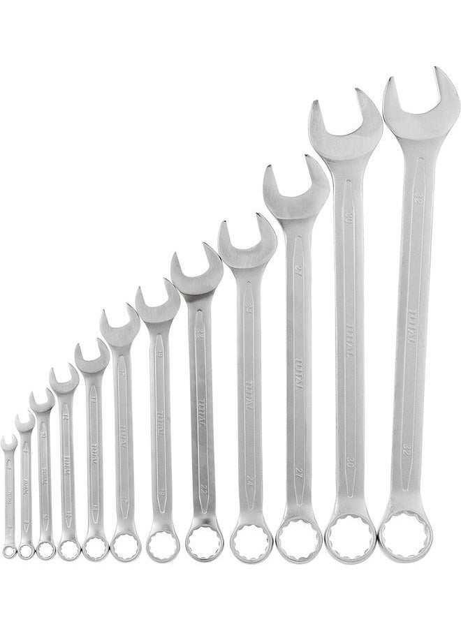 TOTAL Combination Wrench 12 Pieces Set Tht1022122 