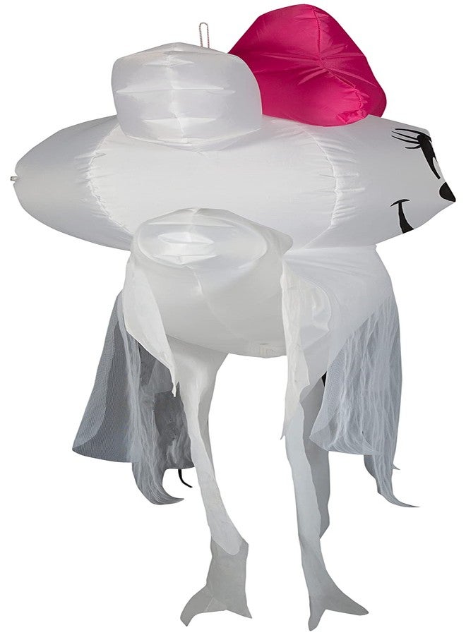 جيمي دمية ميني ماوس معلقة من جيمي، من ديزني، بارتفاع 4 أقدام، لون أبيض - Image 3