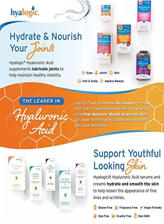 Hyalogic - Ha Collagen Serum Triple Boost Face Serum: Hyaluronic Acid + Syncoll + Marine Collagen Peptides Vegan Free From Gluten Paraben Dyes | Nongreasy Formula (047 Fl Oz) - Image 1