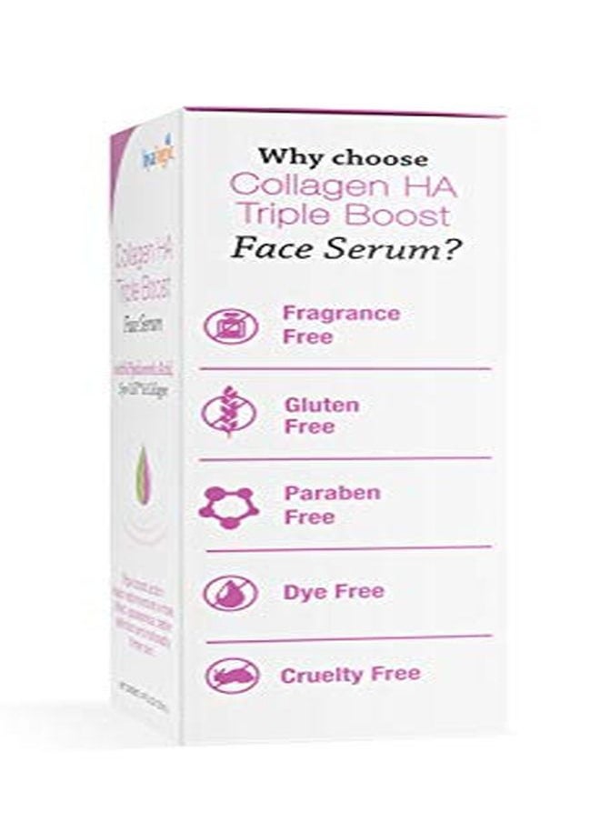 Hyalogic - Ha Collagen Serum Triple Boost Face Serum: Hyaluronic Acid + Syncoll + Marine Collagen Peptides Vegan Free From Gluten Paraben Dyes | Nongreasy Formula (047 Fl Oz) - Image 1