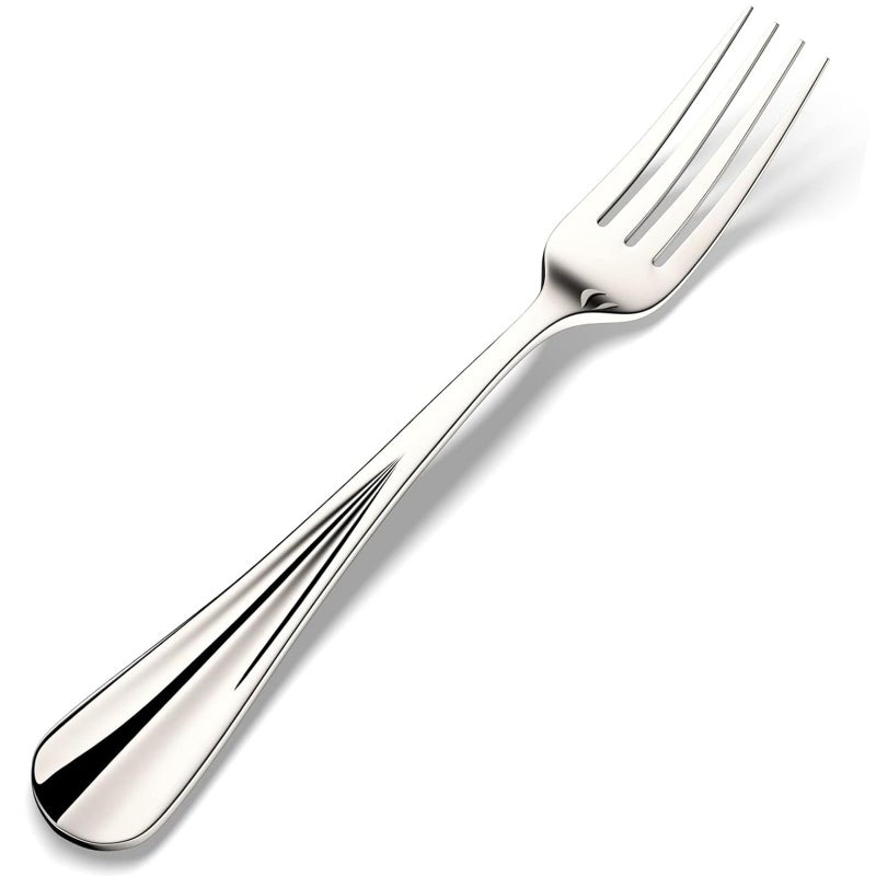 Dinner ForksSet of 121810 Stainless Steel Flatware ForksHeavy Duty and Dishwasher Safe