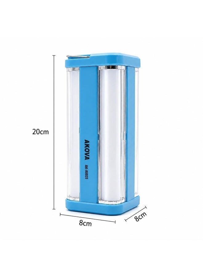 AKOVA 360° Ultra Bright Illumination | Built-In Solar Panel | Adjustable Brightness | 2400mAh Rechargeable Battery | Emergency, Camping & Workshop Light - Image 3