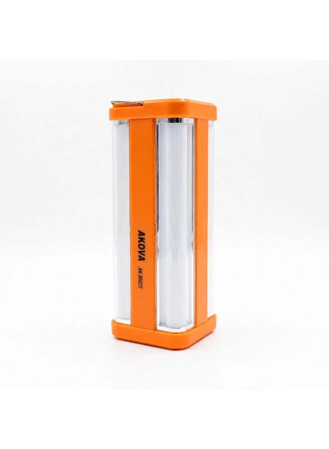AKOVA 360° Ultra Bright Illumination | Built-In Solar Panel | Adjustable Brightness | 2400mAh Rechargeable Battery | Emergency, Camping & Workshop Light - Image 2