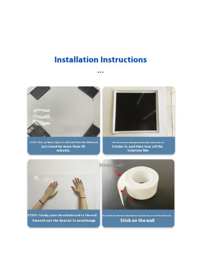 Whiteboard wall stickers, home graffiti writing board, coloring, magnetic wipetable, sketch board, gift package - Image 3