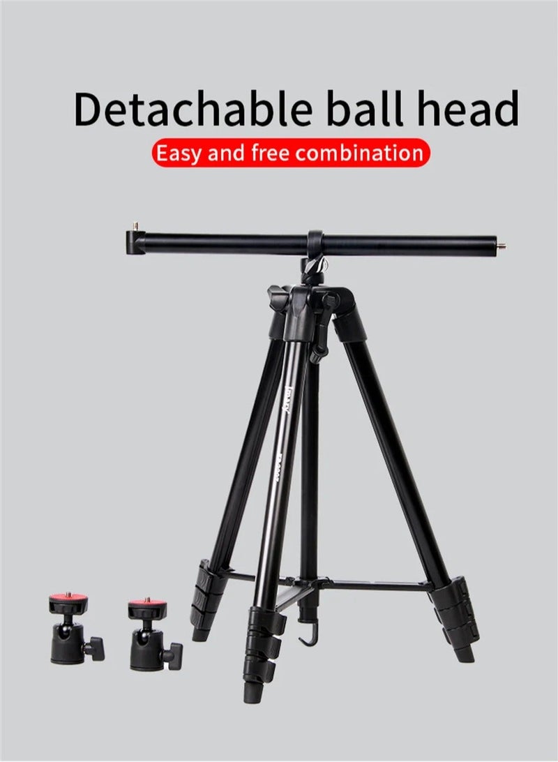 Jmary KP-2207 Overhead & Professional Vloging 2 in 1 Tripod - Image 1