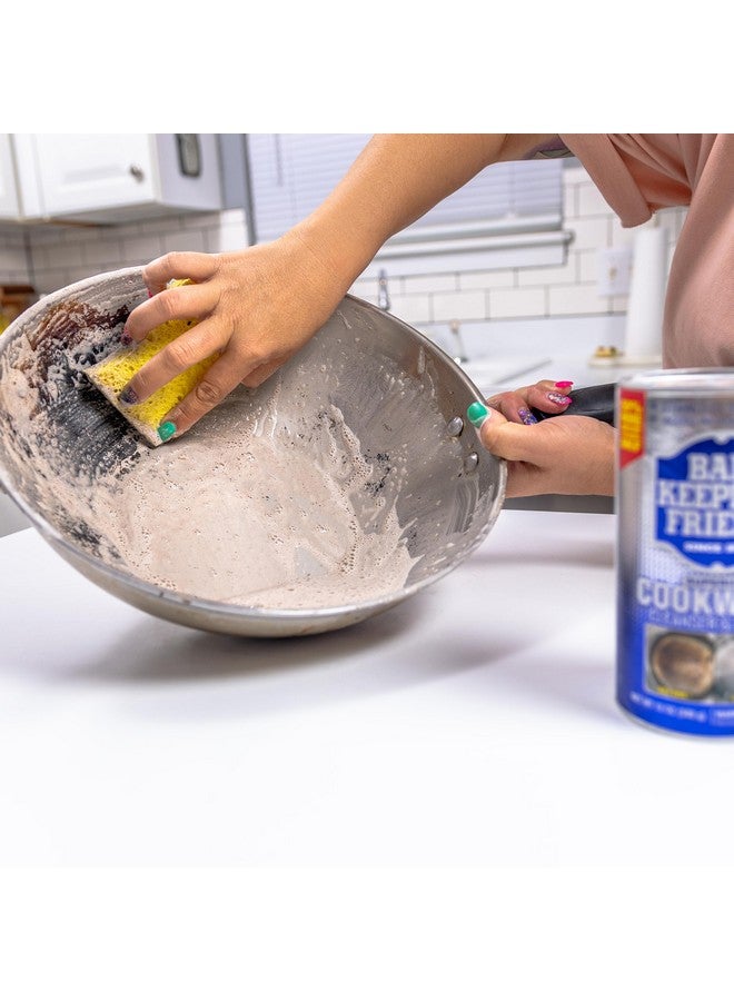 Bar Keepers Friend Bar Keepers Friend Cookware Cleanser & Polish (2 x 12 oz) Stainless Steel Cleaner & Degreaser for Pots, Pans, Bakeware & Grills - Removes Sticky Residue, Rust Stains & Lime Deposits - Image 3