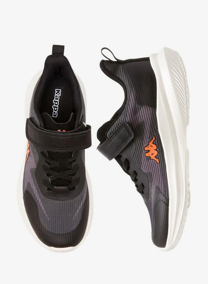 Kappa Boys Logo Detail Hook and Loop Sports Shoes - Image 3