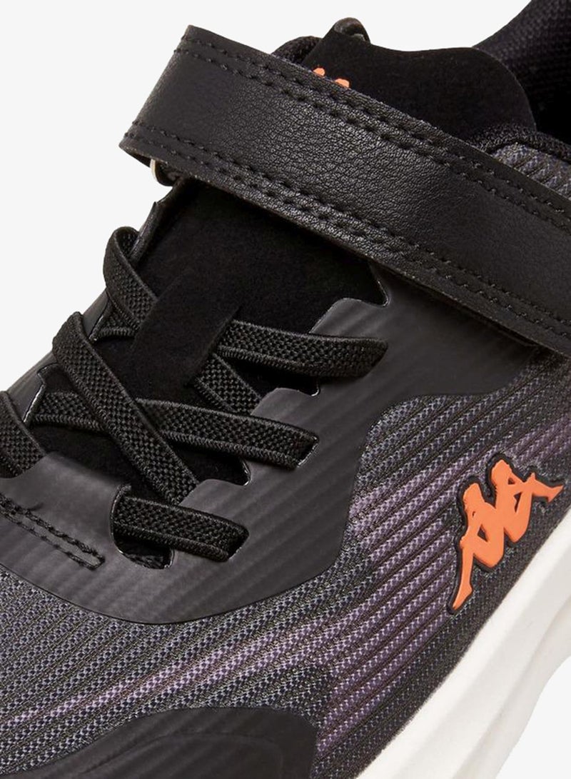 Kappa Boys Logo Detail Hook and Loop Sports Shoes - Image 4