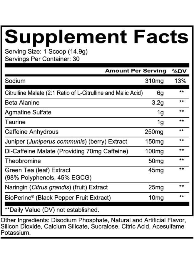 Redcon1 Total War - Pre Workout, 30 Servings (Vice City) - Image 2