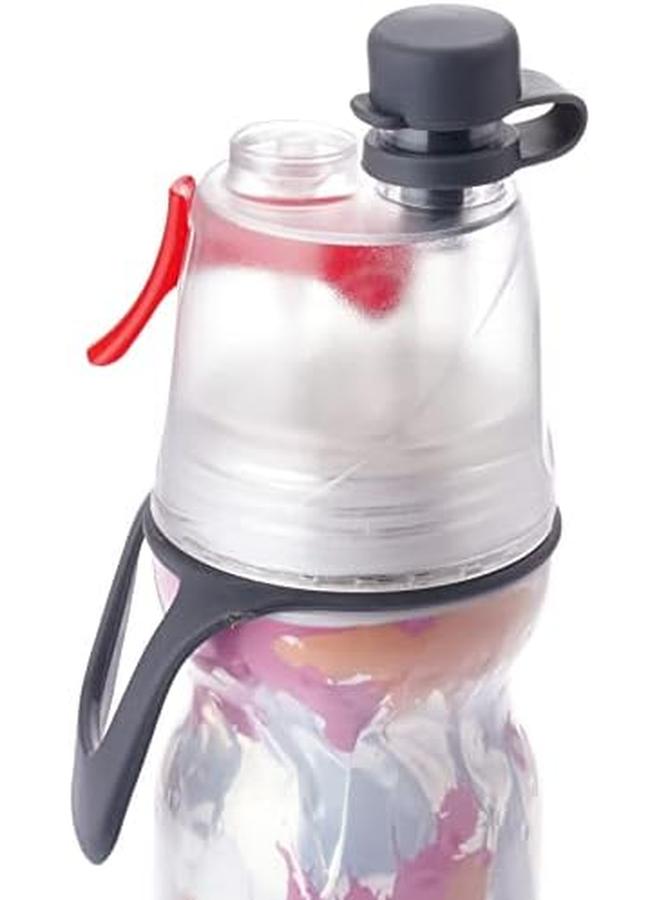 ISHWAZ Insulated Gym And Sport Water Bottle With Sip And Mist Spray Function Keep Cool For Hours With High Quality Aluminum Foil Cold Insulation Leakproof And Pull Top Spout With Holder - Image 4