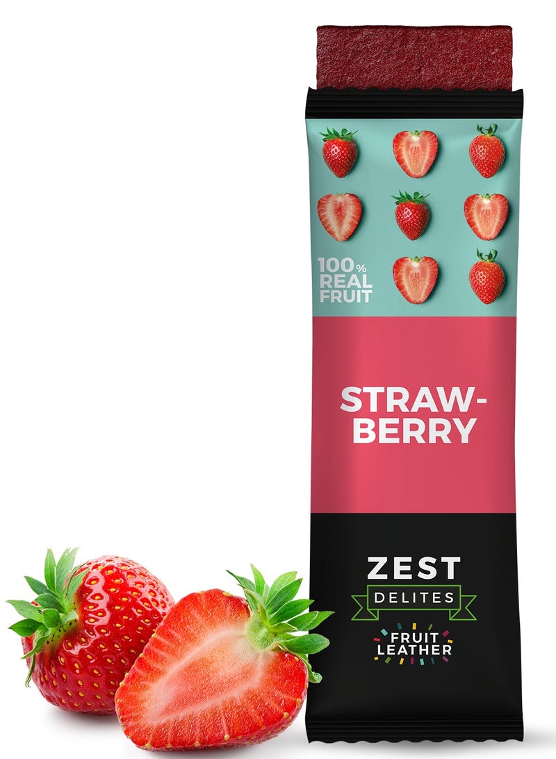 Zest Delites Fruit Leather Strawberry, 25g