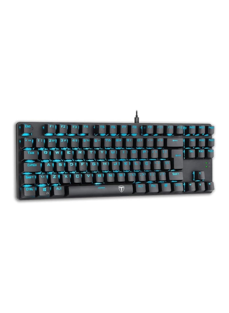 T-DAGGER - Bora (TGK313) Gaming Mechanical Keyboard ,Outemu Blue Switch ,Detachable Cable ,Double Shot Inject Keycaps ,Tenkeyless Design | Compatible with PC/PS4/Laptop - Image 1