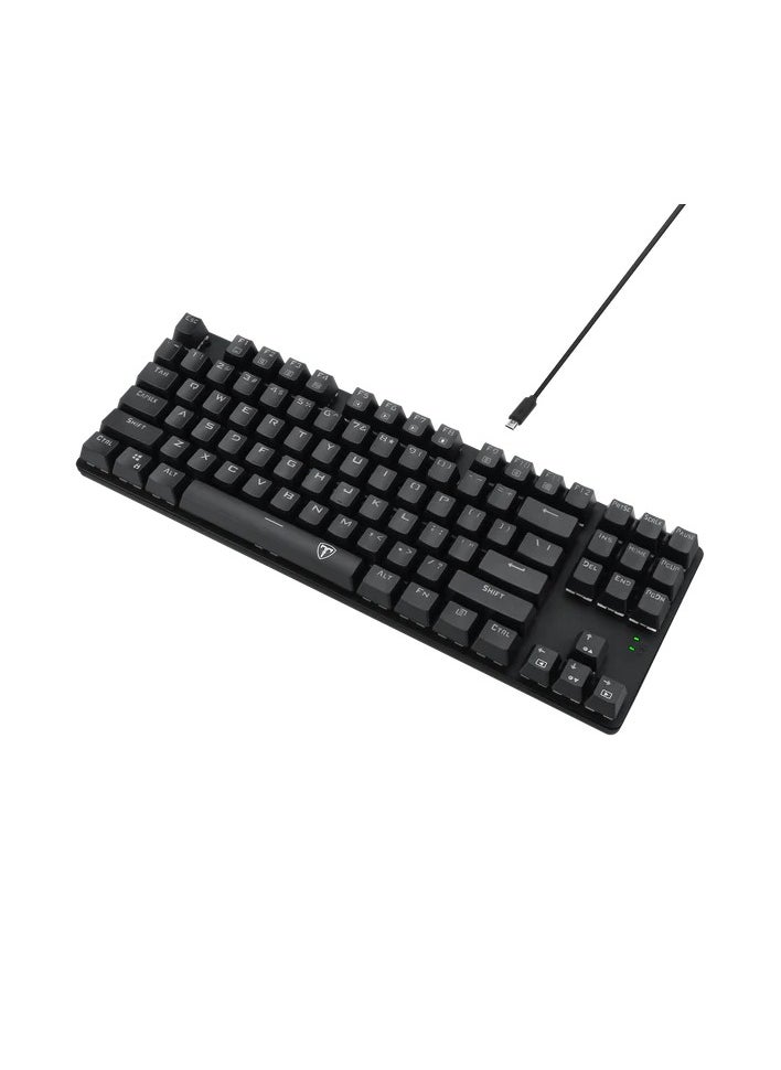 T-DAGGER - Bora (TGK313) Gaming Mechanical Keyboard ,Outemu Blue Switch ,Detachable Cable ,Double Shot Inject Keycaps ,Tenkeyless Design | Compatible with PC/PS4/Laptop - Image 1