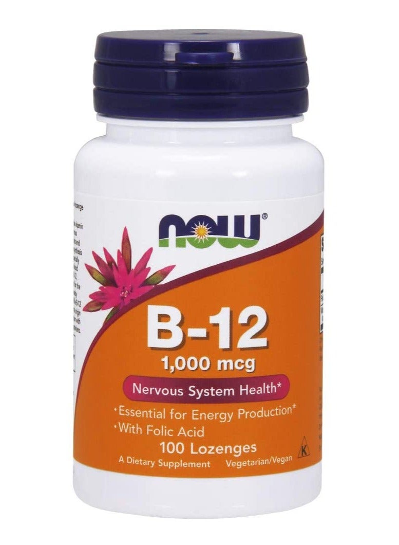 NOW B12 1000MCG 100LOZ